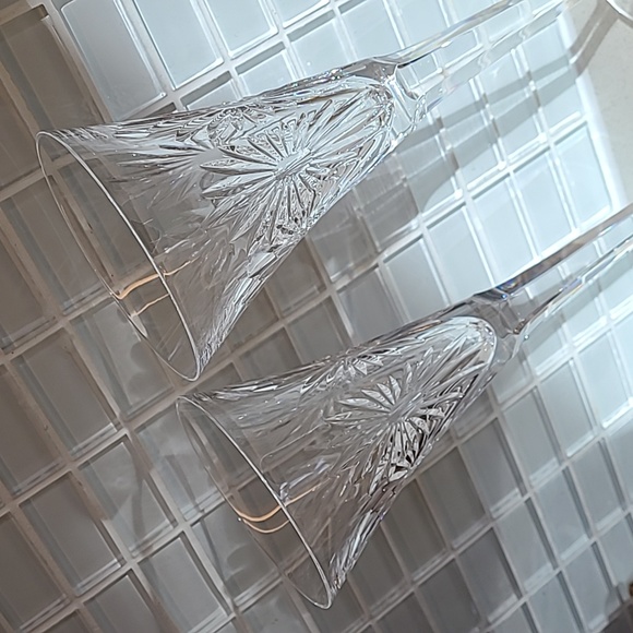 Like new Waterford Millennium Celebration flutes "Health" - Picture 2 of 9